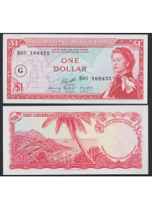 GRENADA East Caribbean States 1 Dollar 1965  UNC